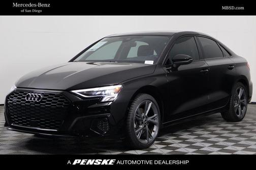 Brilliant Black 2024 Audi A3 Premium