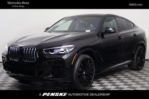 Black Sapphire Metallic 2022 BMW X6 xDrive40i