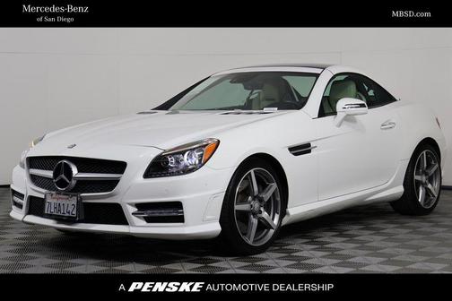 Polar White 2015 Mercedes-Benz SLK-Class SLK 250