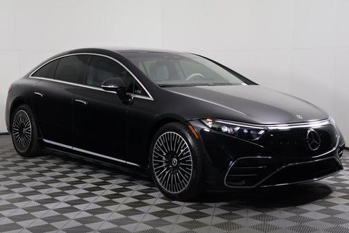 Obsidian Black Metallic 2022 Mercedes-Benz EQS 450+ 4MATIC