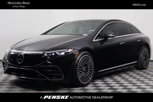Obsidian Black Metallic 2022 Mercedes-Benz EQS 450+ 4MATIC