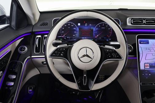MANUFAKTUR Moonlight White Metallic 2026 Mercedes-Benz S-Class 4MATIC