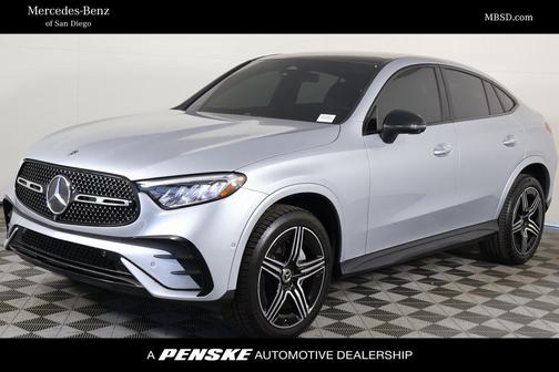 Cirrus Silver Metallic 2024 Mercedes-Benz GLC 300 4MATIC Coupe