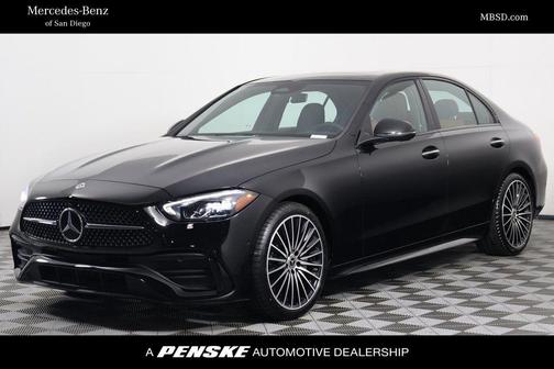 Black 2023 Mercedes-Benz C-Class Sedan