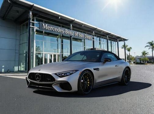Cirrus Silver Metallic 2026 Mercedes-Benz AMG SL 55 Base