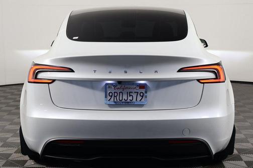 Pearl White Multi-Coat 2025 Tesla Model 3 Long Range