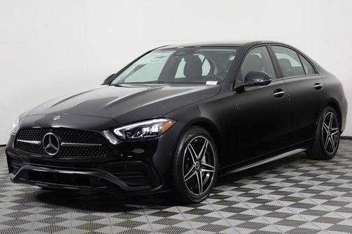 Black 2026 Mercedes-Benz C-Class C 300