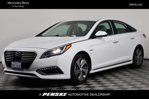 Hyper White 2017 Hyundai Sonata Plug-In Hybrid Limited