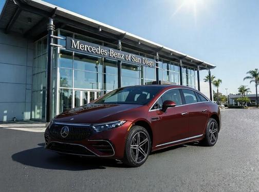 MANUFAKTUR Signature Rubellite Red Metallic 2026 Mercedes-Benz EQS 450 4MATIC