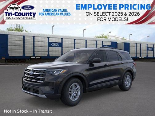 Agate Black Metallic 2026 Ford Explorer Active