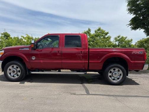 Vermillion Red 2015 Ford F-250 Lariat