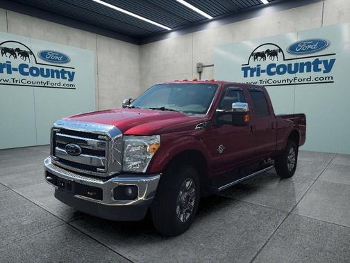 Vermillion Red 2015 Ford F-250 Lariat