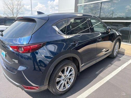 Deep Crystal Blue Mica 2021 Mazda CX-5 Grand Touring Reserve