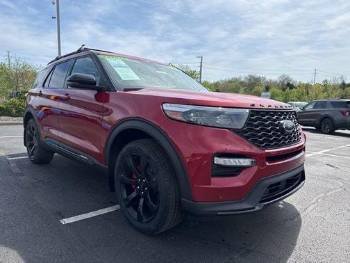 Red Metallic 2022 Ford Explorer ST