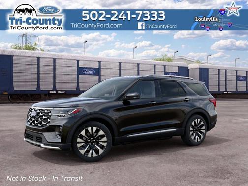 Agate Black Metallic 2027 Ford Explorer Platinum