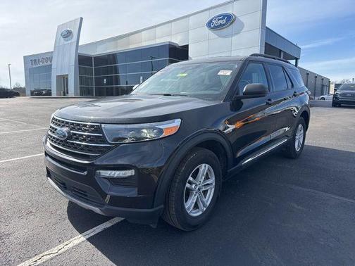 Agate Black Metallic 2023 Ford Explorer XLT