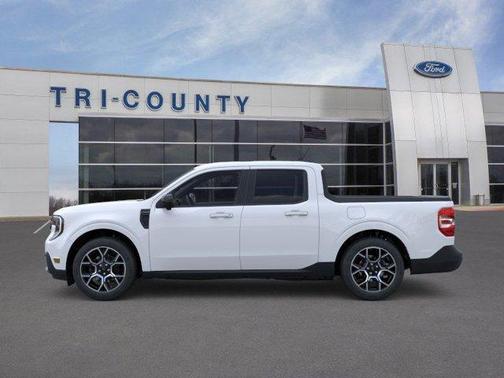 Oxford White 2025 Ford Maverick Lariat