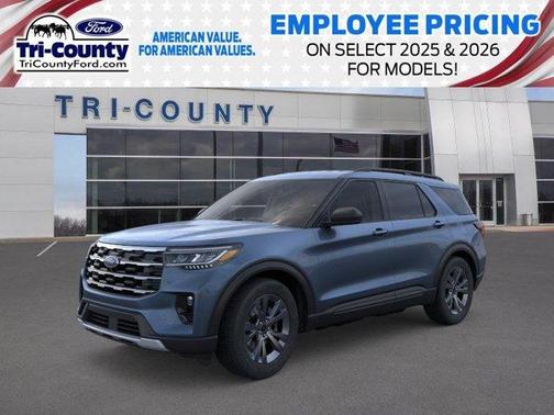 Vapor Blue Metallic 2026 Ford Explorer Active