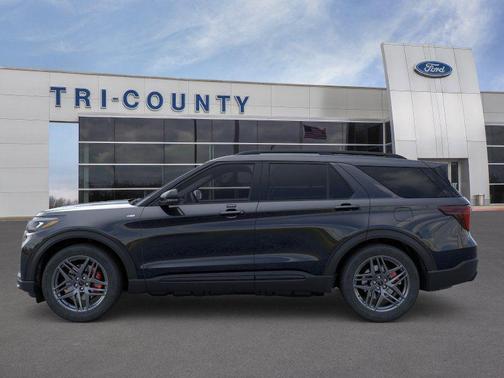 Agate Black Metallic 2026 Ford Explorer ST-Line