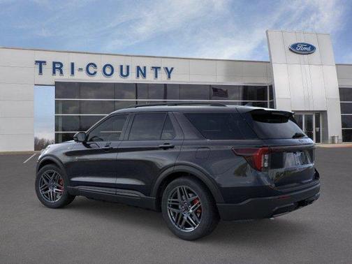 Agate Black Metallic 2026 Ford Explorer ST-Line