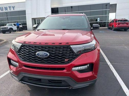 Red Metallic 2022 Ford Explorer ST