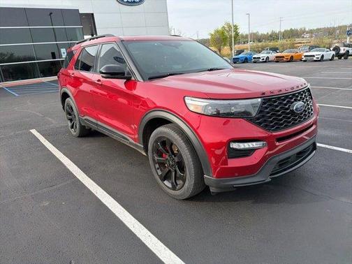 Red Metallic 2022 Ford Explorer ST