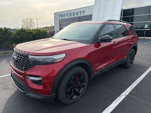 Red Metallic 2022 Ford Explorer ST