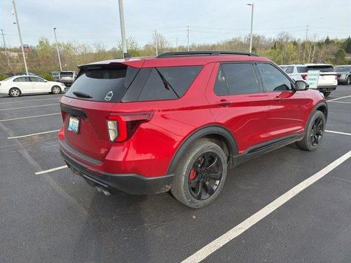 Red Metallic 2022 Ford Explorer ST