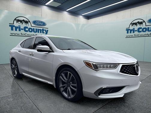 Platinum White Pearl 2020 Acura TLX V6 Advance