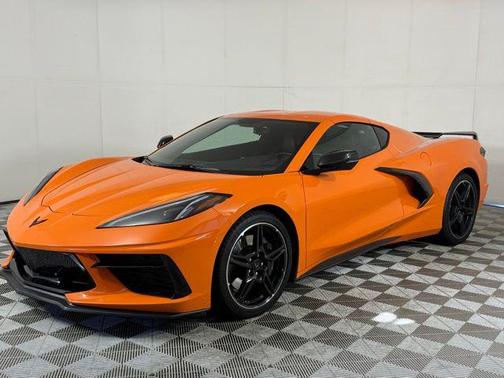 Orange 2022 Chevrolet Corvette Stingray w/1LT