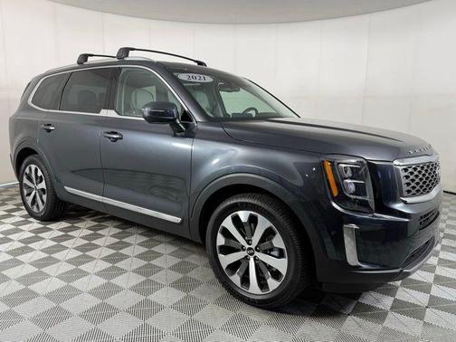 Grey 2021 Kia Telluride EX