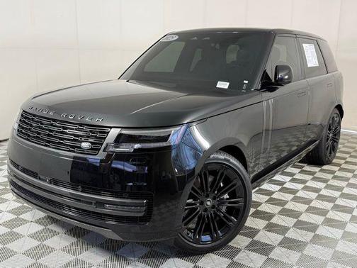 Santorini Black 2025 Land Rover Range Rover SE
