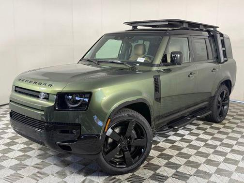 Woolstone Green Metallic 2026 Land Rover Defender X-Dynamic SE