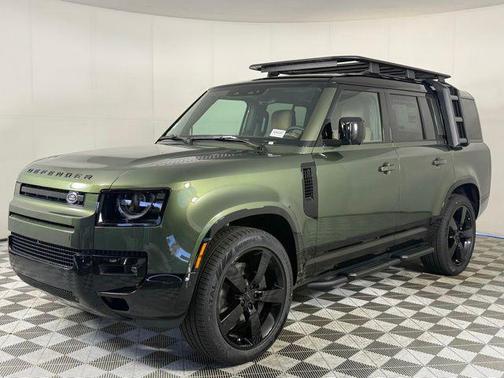 Woolstone Green Metallic 2026 Land Rover Defender X-Dynamic SE