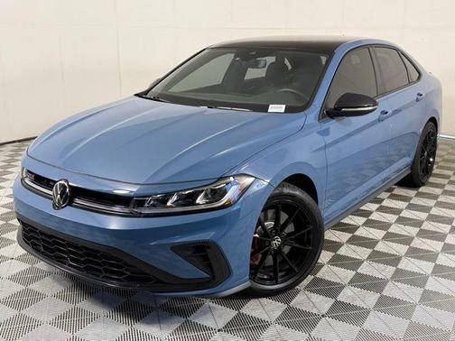 Monterey Blue w/Deep Black Roof 2025 Volkswagen Jetta GLI 2.0T Autobahn