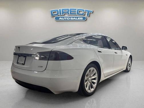 White 2016 Tesla Model S 90D