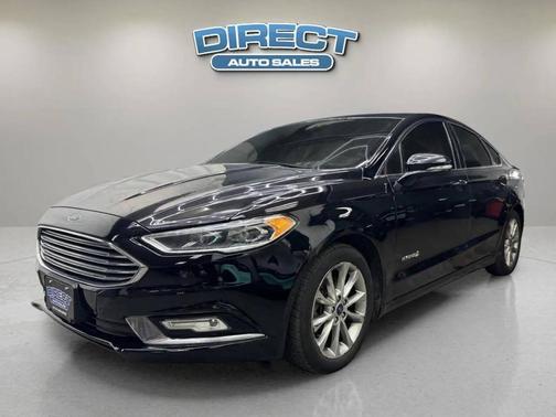 Shadow Black 2017 Ford Fusion Hybrid SE