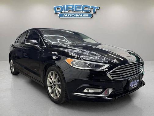 Shadow Black 2017 Ford Fusion Hybrid SE