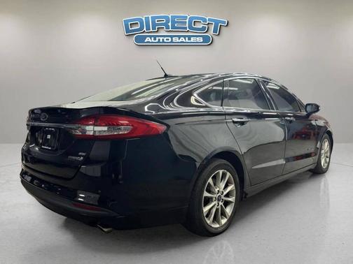 Shadow Black 2017 Ford Fusion Hybrid SE