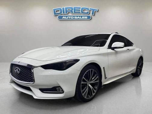 Majestic White 2017 INFINITI Q60 3.0T Premium