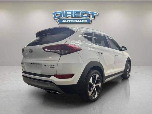 Dazzling White 2017 Hyundai TUCSON Sport