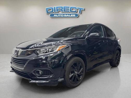 Crystal Black Pearl 2021 Honda HR-V AWD Sport