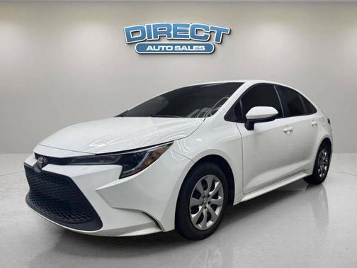 White 2022 Toyota Corolla LE