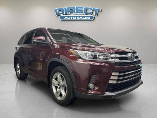 Burgundy 2017 Toyota Highlander Limited