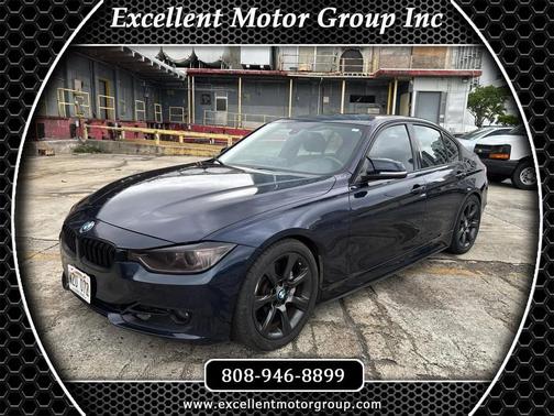 Blue 2012 BMW 335 4dr Sdn 335i RWD