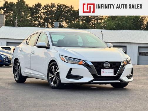 Aspen White Tricoat 2020 Nissan Sentra SV
