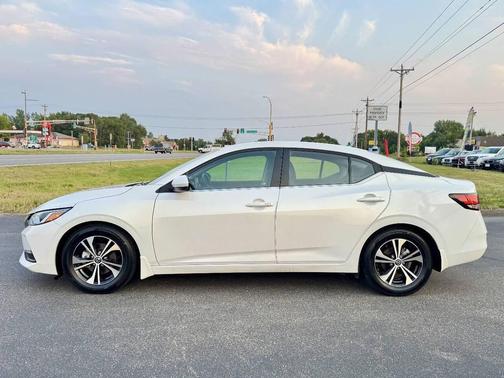 Aspen White Tricoat 2020 Nissan Sentra SV