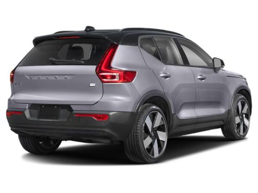 Silver Dawn Metallic 2023 Volvo XC40 Recharge Pure Electric Twin Plus
