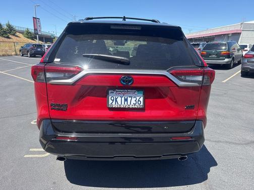Supersonic Red/Midnight Black Metallic 2024 Toyota RAV4 Prime XSE
