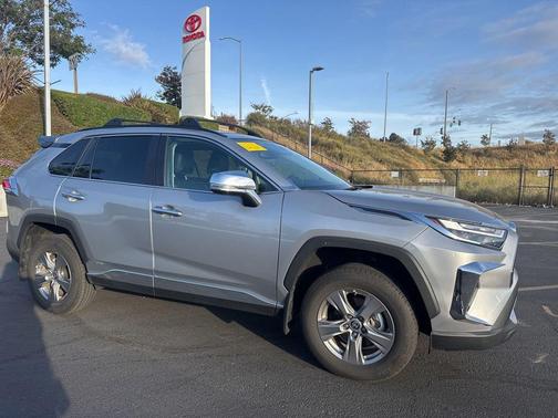 Silver Sky Metallic 2024 Toyota RAV4 Hybrid LE